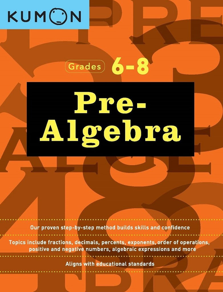 Kumon Pre-algebra Workbook