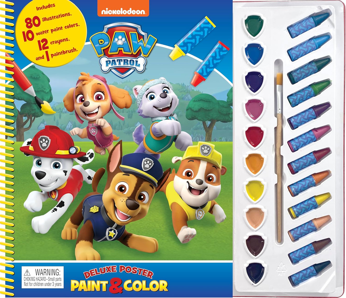 Nick Paw Patrol Deluxe Poster Paint & Color