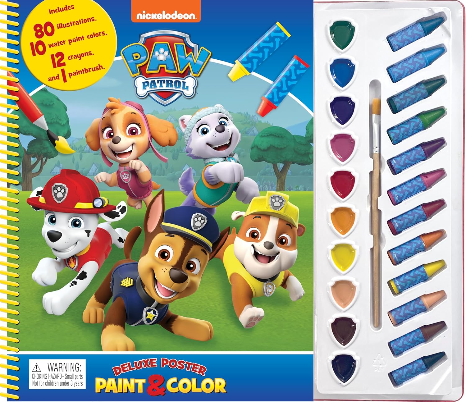 Nick Paw Patrol Deluxe Poster Paint & Color