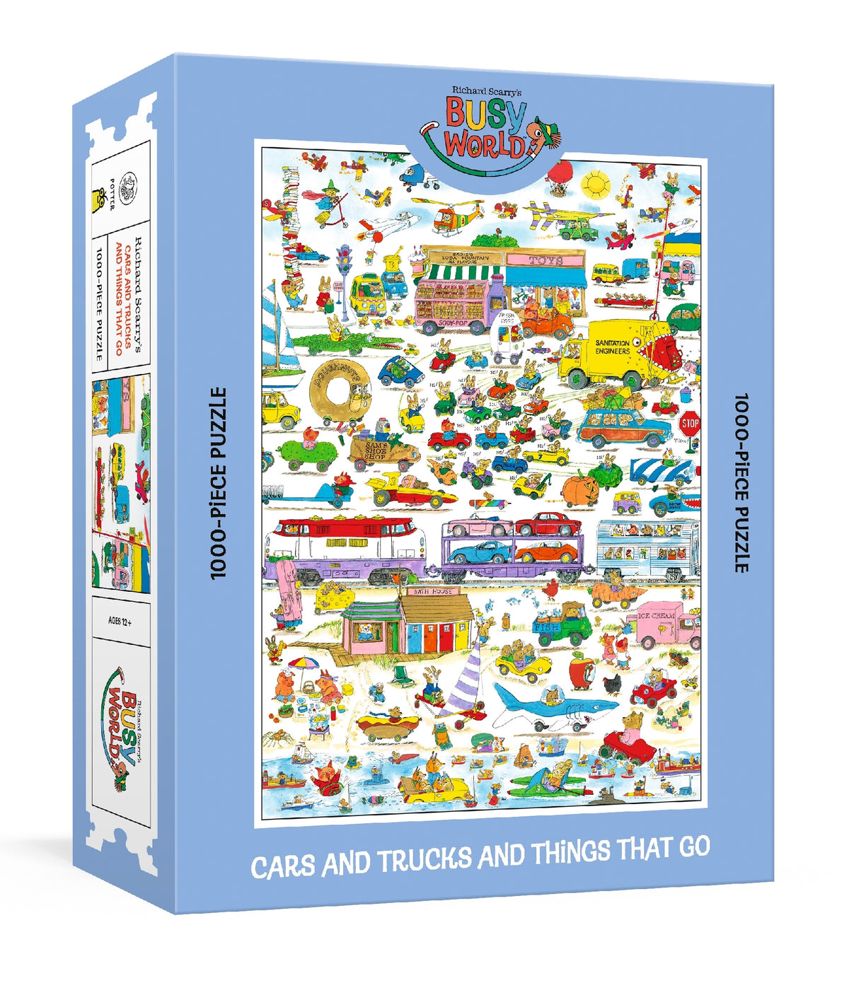 Jigsaw 1000 Cars And Trucks And Things That Go