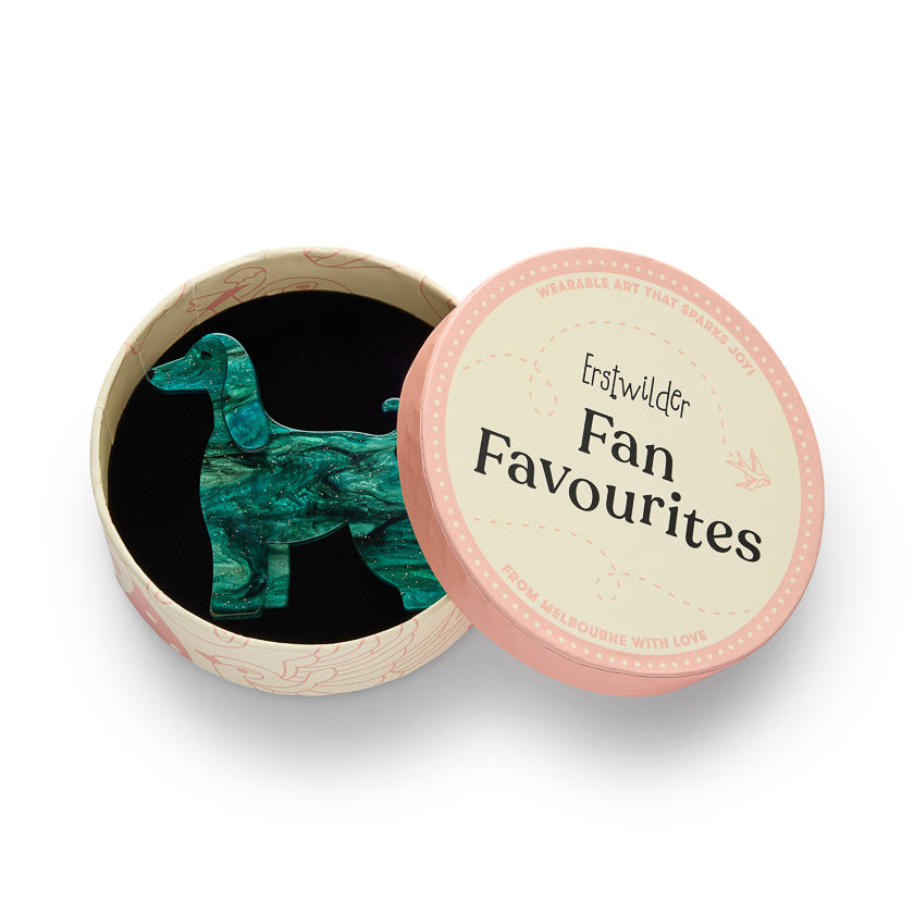 Erstwilder - Brooch Ainslee the Afghan Hound