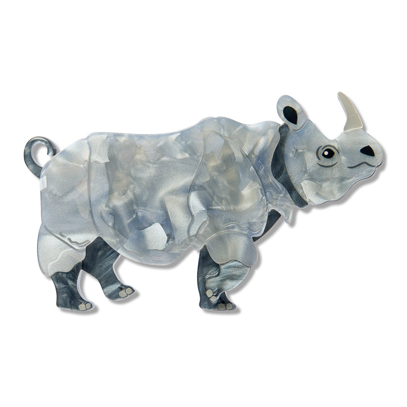Erstwilder - Brooch Javan Rhino