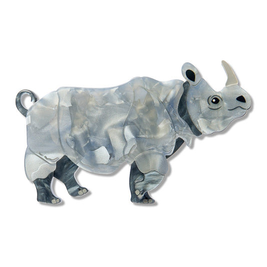 Erstwilder - Brooch Javan Rhino