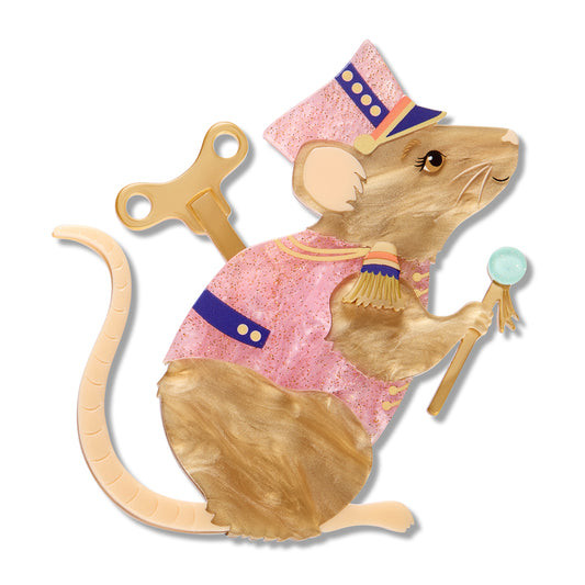 Erstwilder - Brooch Clockwork Mouse