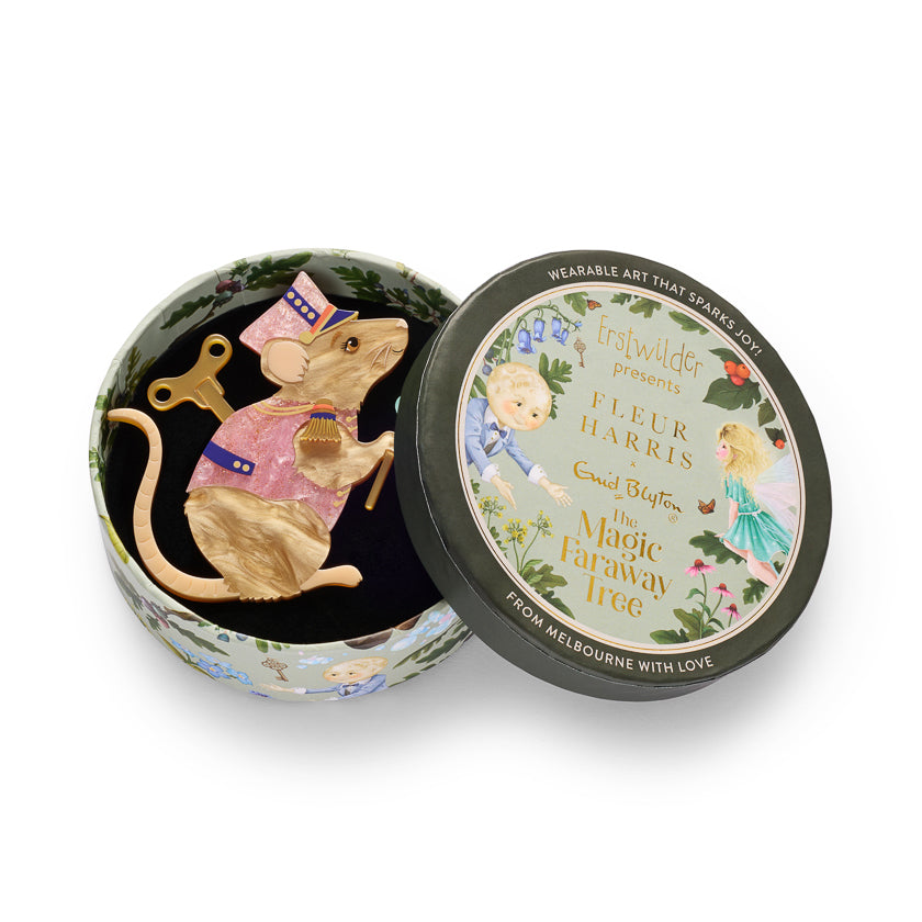 Erstwilder - Brooch Clockwork Mouse