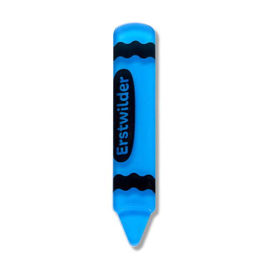 Erstwilder - Brooch Simplified Mini Crayon Blue