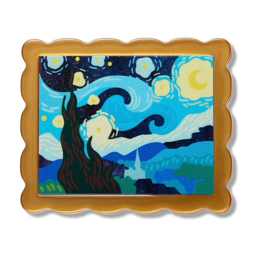 Erstwilder - Brooch  Simplified Mini Van Gogh