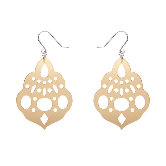 Erstwilder - Drop Earrings Boho Chandelier Essential Gold