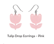Erstwilder - Drop Earrings Tulip Pink