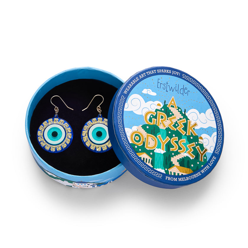 Erstwilder - Drop Earrings Evil Eye Amulet