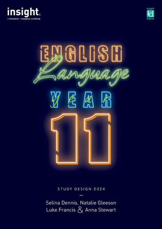 English Language Year 11 (2024 Study Design)