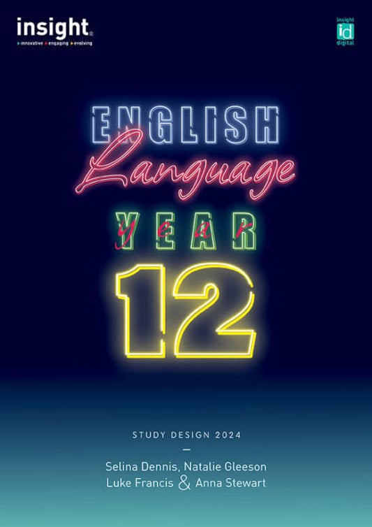 English Language Year 12 (2024 Study Design)