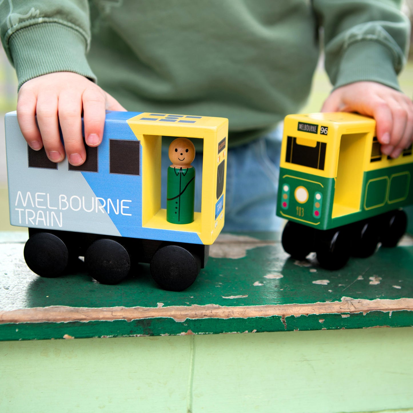 Wooden Toy - Melbourne Train Midi